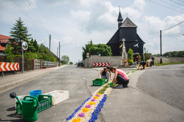 dywan kwiatowy Olszowa