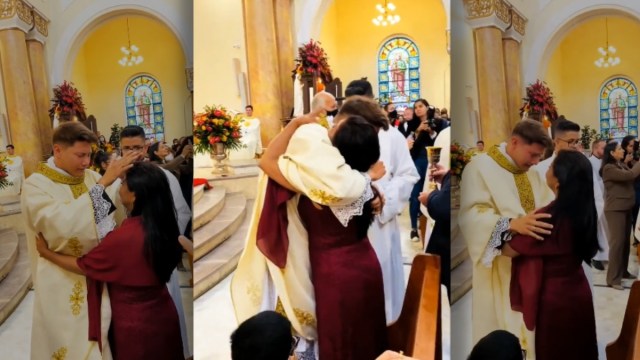 L’émouvante vidéo d’un jeune prêtre ordonné bénissant sa mère Mlody_ksiadz_przytula_mame_po_swieceniach