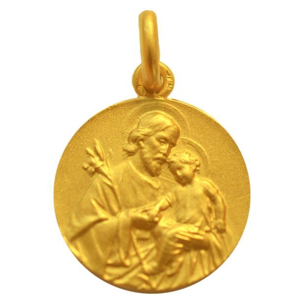 Huit jolies médailles à l’effigie d’un saint