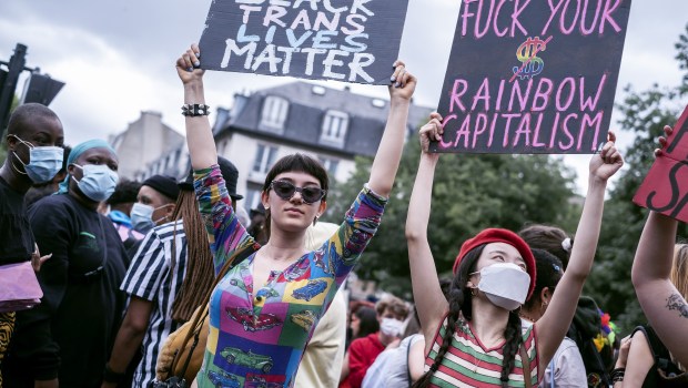 Political demonstration of the LGBTQI community