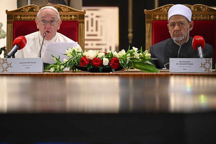 Pope-Francis-speaks-during-a-meeting-with-members-of-the-Muslim-Council-of-Elders-AFP