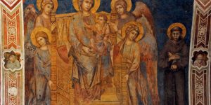 La fresque de la Vierge d’Assise restaurée grâce à Ferrari