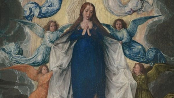 Assomption de Marie de Michel Sittow, 1500.