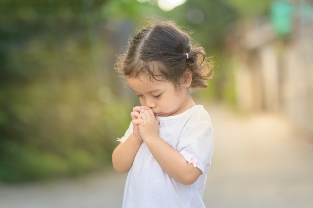 modlitwa małego dziecka
