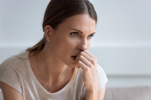 worried woman