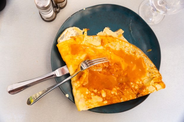crêpe caramel