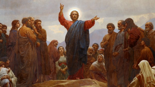 Chrystus podczas kazania na górze