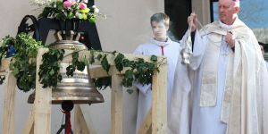 Les cloches de la future église Saint-Joseph-Le-Bienveillant sont bénies !