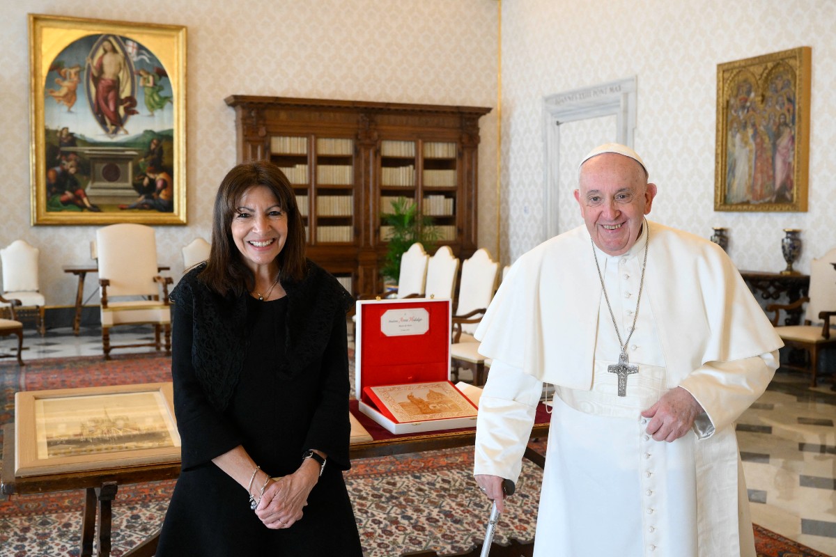 Anne Hidalgo et le pape François