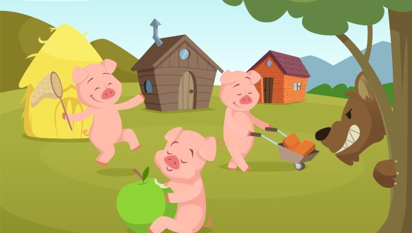 LES TROIS PETITS COCHONS