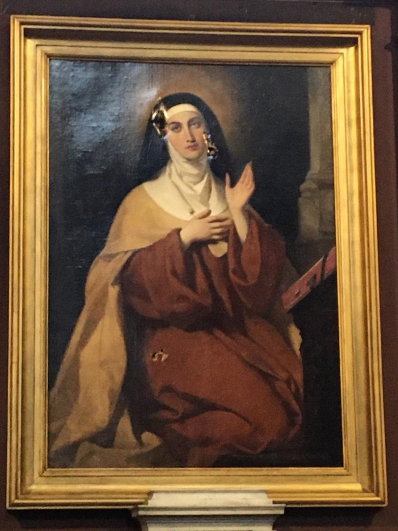 Tableau, peinture, sainte Thérèse d'Avila
