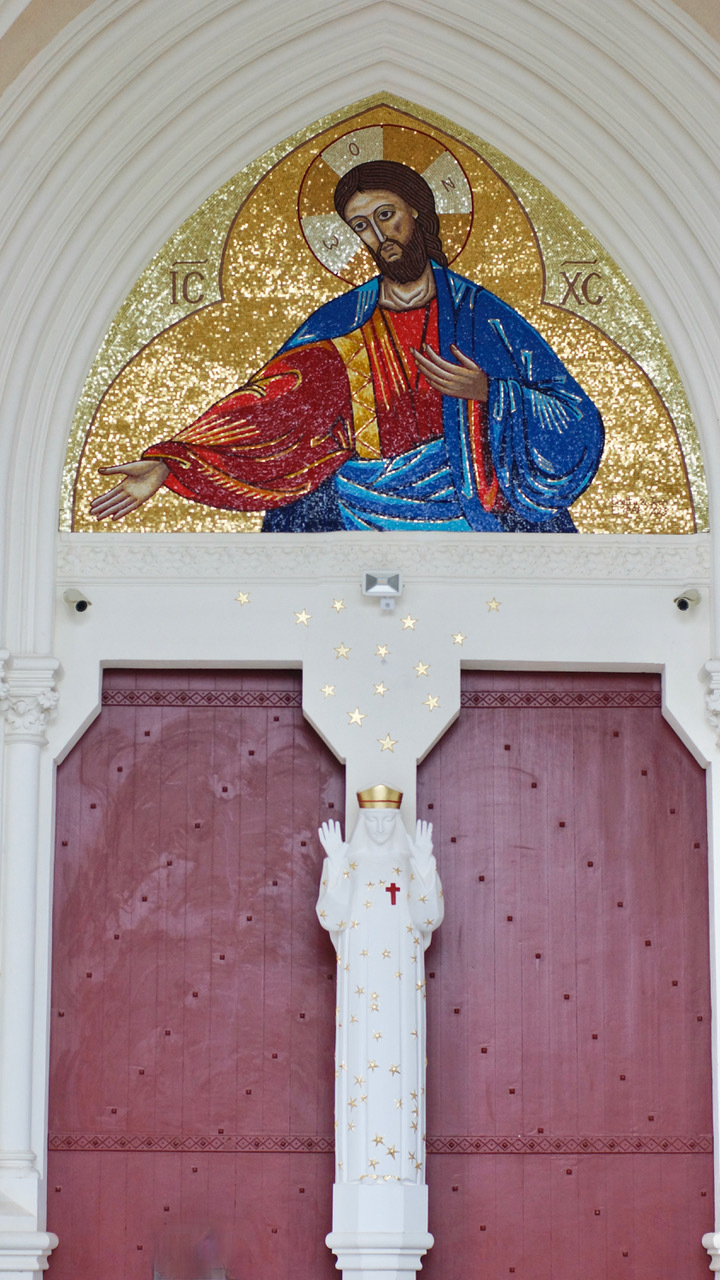 Notre-Dame de Pontmain - Extérieur - Autocollant