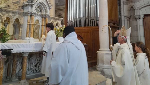 évêque, messe, angers