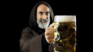 Monk with Beer
