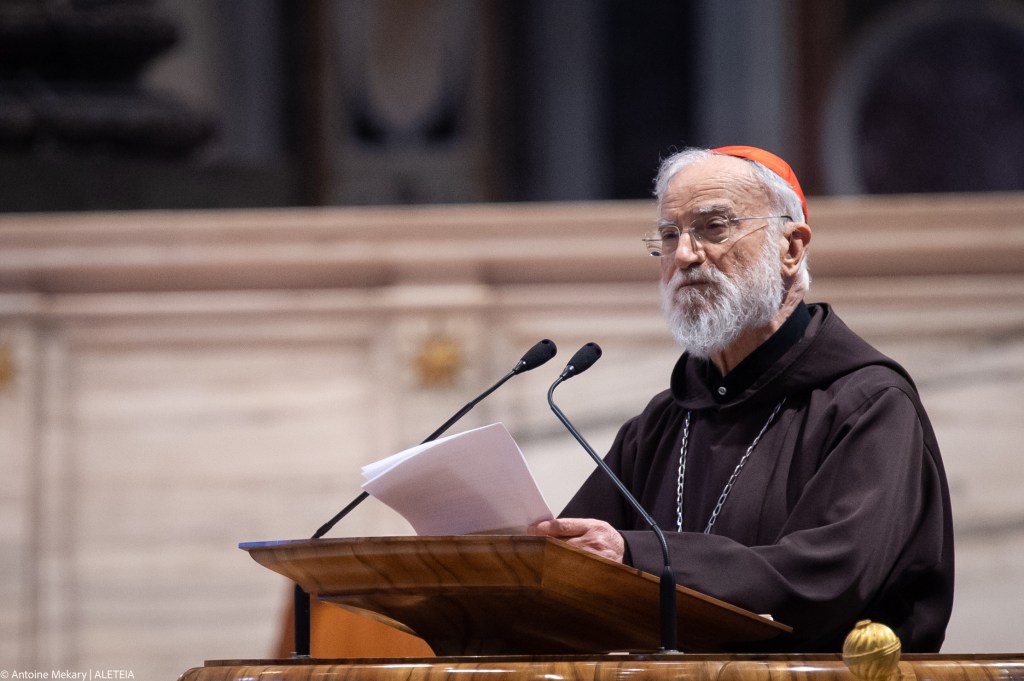 His Eminence Cardinal Raniero Cantalamessa OFM Cap Preacher of the Papal Household