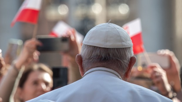 May 03 2023 - Pope Francis during his weekly general audience in Saint Peter's square at the Vatican