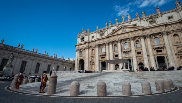 May 03 2023 - Pope Francis during his weekly general audience in Saint Peter's square at the Vatican