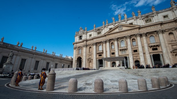 May 03 2023 - Pope Francis during his weekly general audience in Saint Peter's square at the Vatican