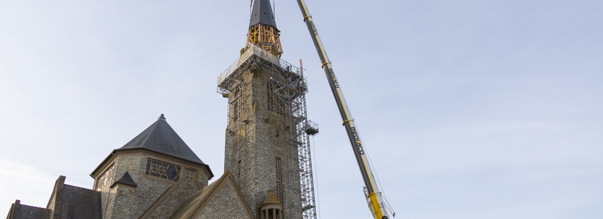 église, France, Rennes, Bretagne, Incendie, patrimoine, clocher, flèche