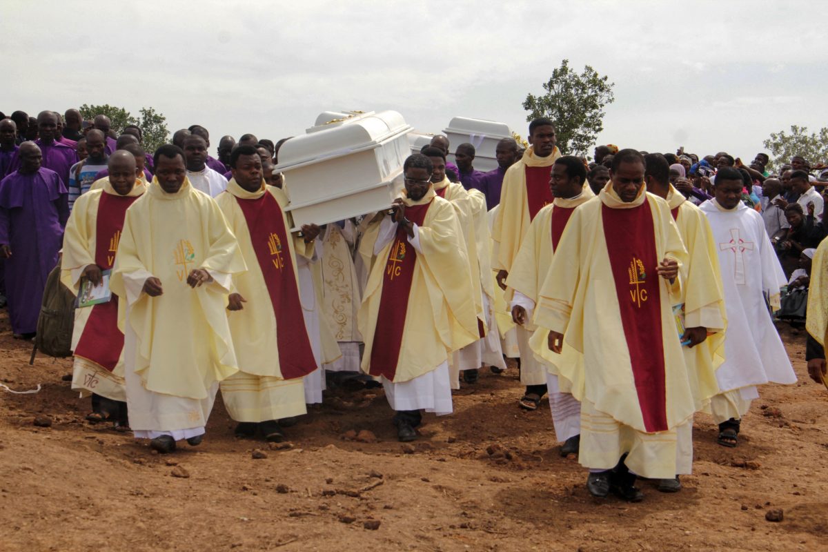 Mass burial of Fulani victims