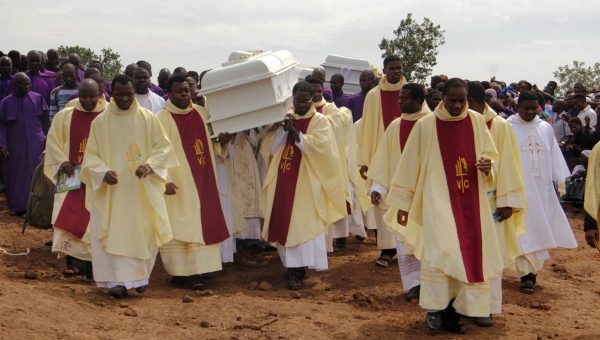 Mass burial of Fulani victims