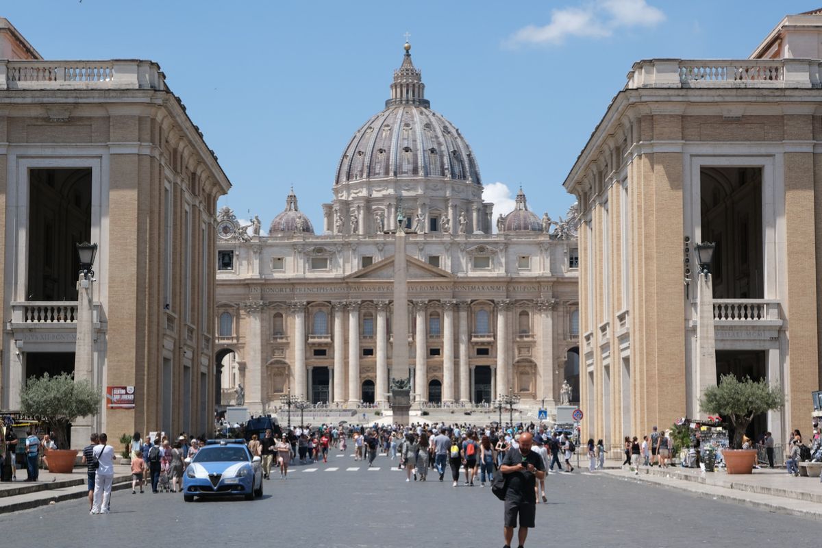 Vatican, Saint-Pierre, Rome, basilique, touristes