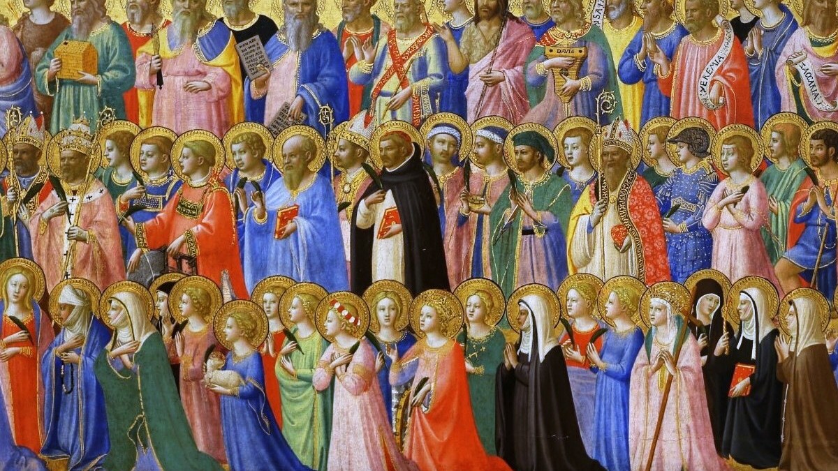 "Forerunners of Christ" painting by Fra Angelico