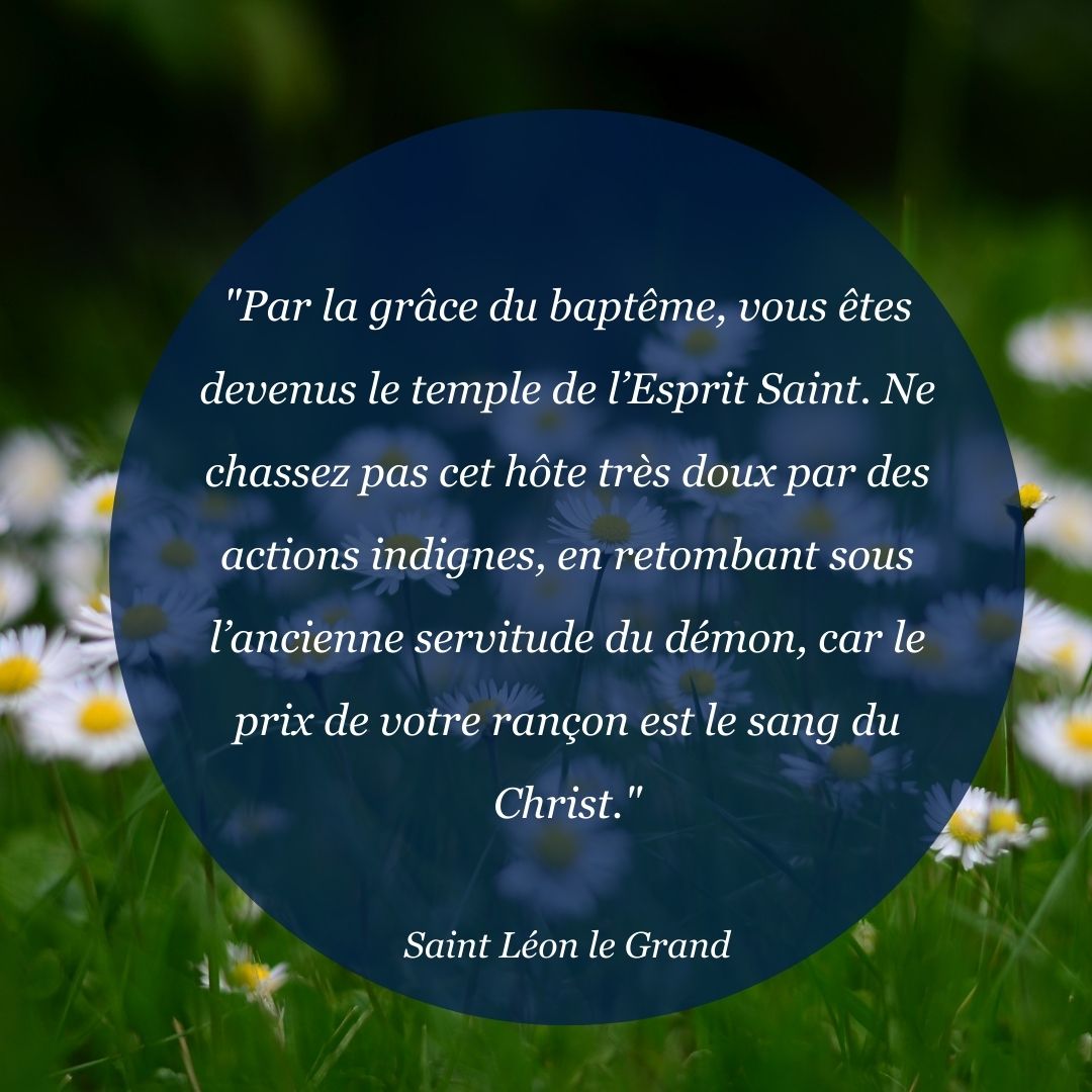 Les plus belles citations des saints sur le baptême