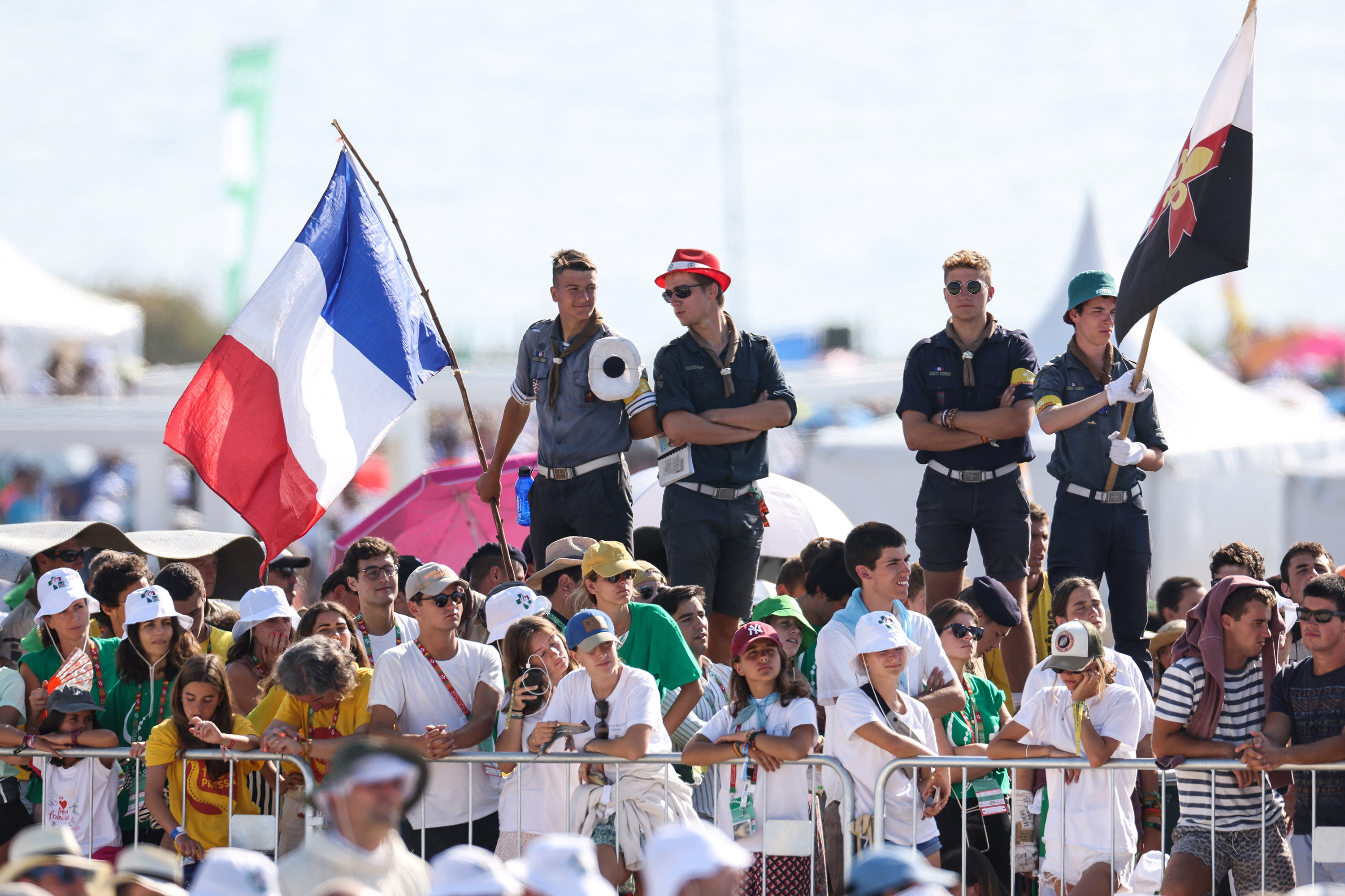 Messe de clôture des JMJ de Lisbonne au parc du Tage