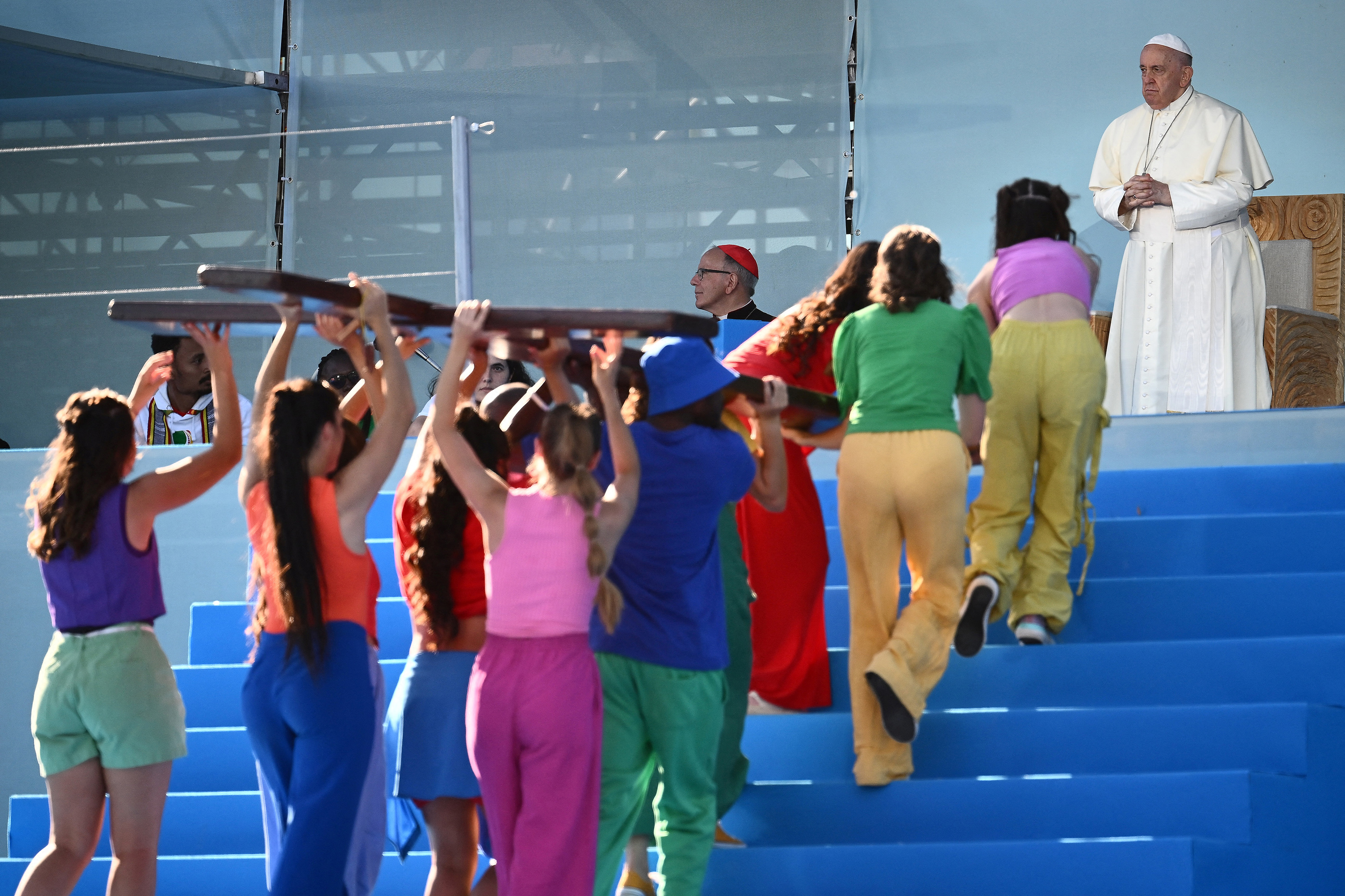 La première grande rencontre des JMJ avec le pape, 3 août