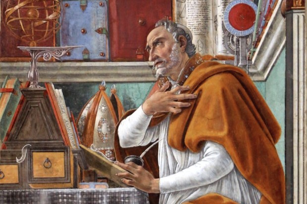 Saint Augustine in His Study, Sandro Botticelli,1480, detail