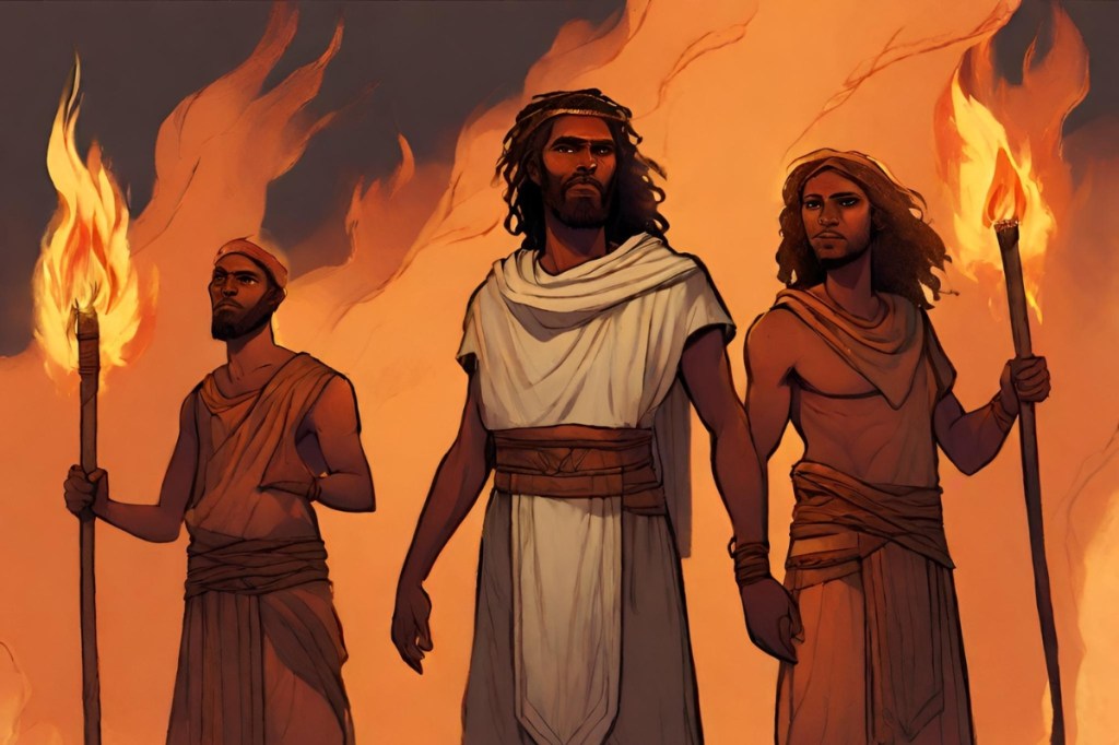 Ananias, Misaël et Azarias Bible
