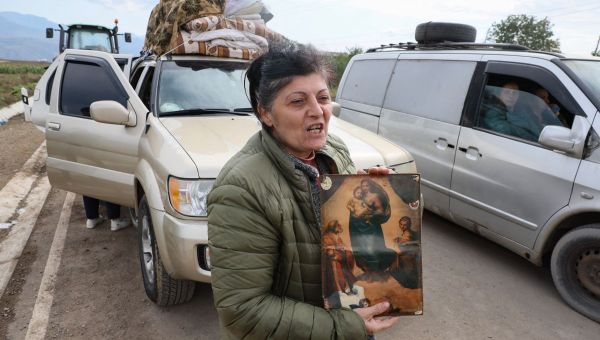 Arméniens Haut Karabagh exil