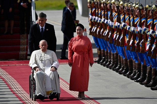 Le voyage du pape François en Mongolie