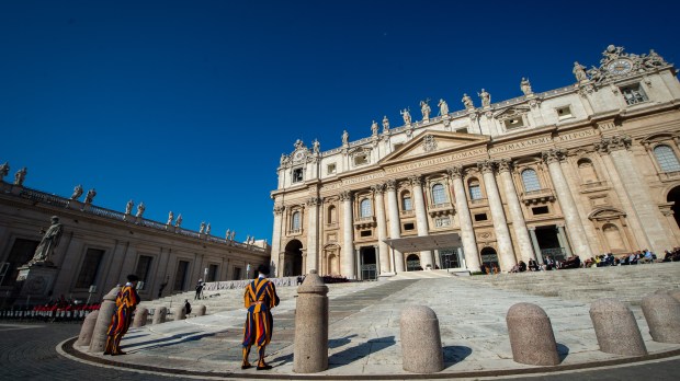 Pope Francis during his weekly general audience in Saint Peter's square at the Vatican