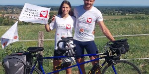 Un père et sa fille dessinent un cœur sur la France et entrent dans le Guiness des records