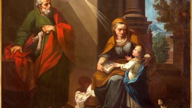 Joachim, Anna i mała Maryja