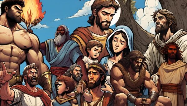 personnages bibliques BD