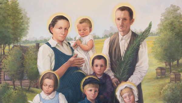 Obraz beatyfikacyjny rodziny Ulmów