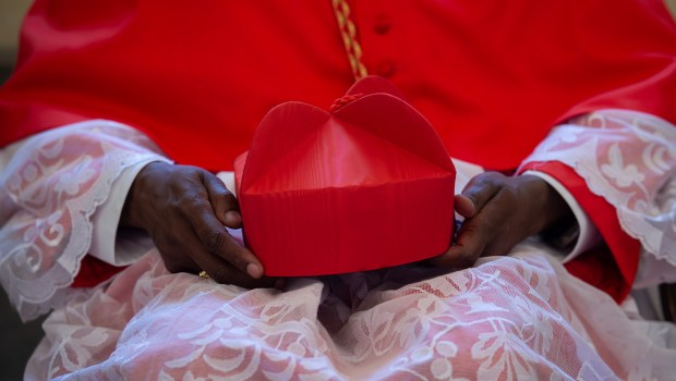 Newly elevated cardinal, archbishop from Tanzania Potrase Rugambwaa,