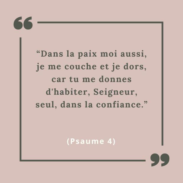 Six versets bibliques à lire pour trouver le sommeil