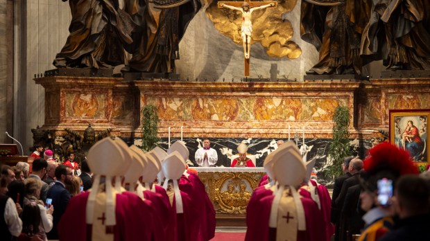 Pope Francis mass in memory of the Supreme Pontiff Benedict XVI and the Cardinals and Bishops
