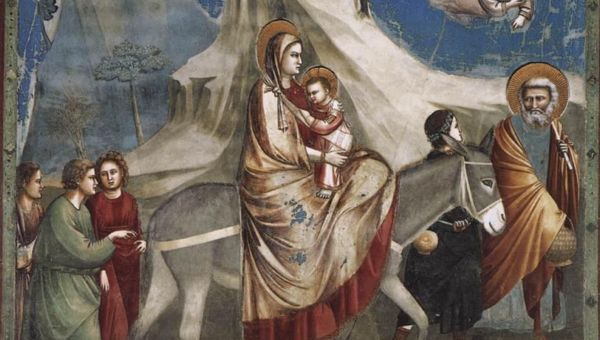 FUITE-EN-EGYPTE-SAINTE-FAMILLE-GIOTTO