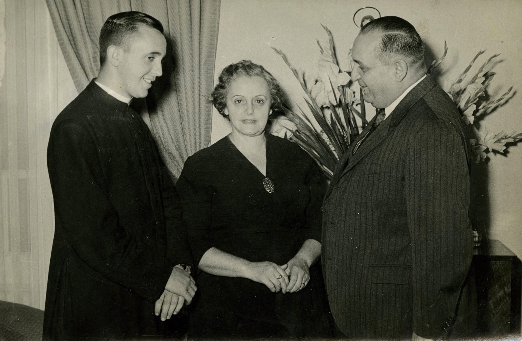 Jorge Bergoglio now Pope Francis his mother Maria Regina Sivori and his father Mario Jose Bergoglio