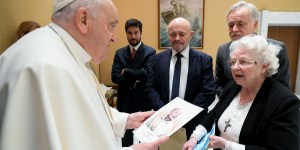 Entre le pape François et Roseline Hamel, une rencontre chargée d&rsquo;émotion