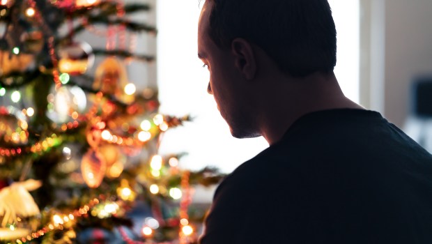 lonely person Christmas