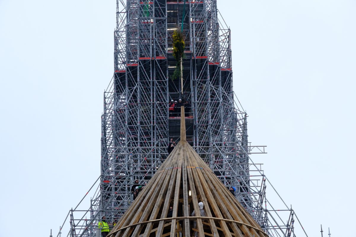 Notre-Dame de Paris, charpente du choeur