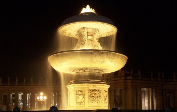 Vatican fountain, right side