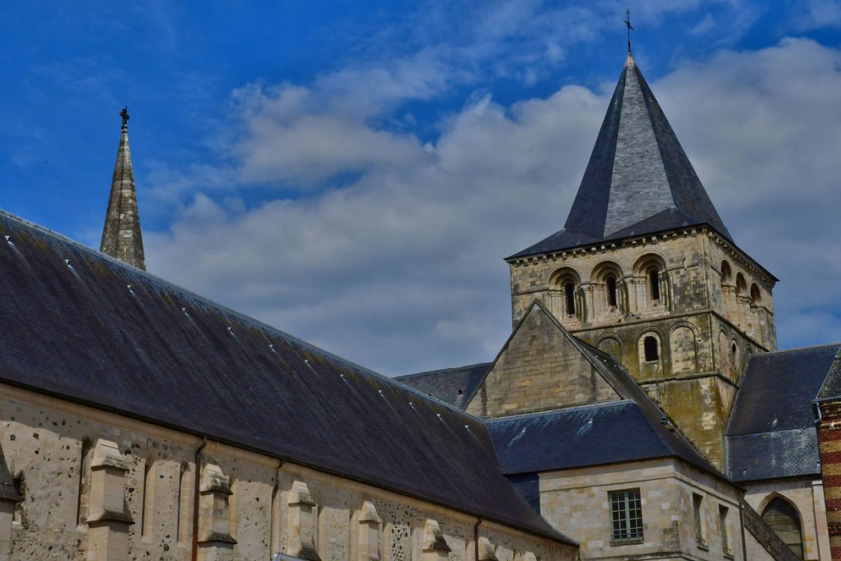 abbatiale, église, normandie