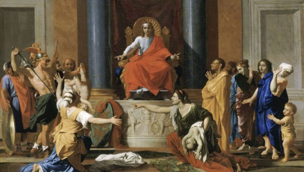 Salomon jugement bible art